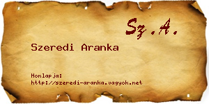 Szeredi Aranka névjegykártya